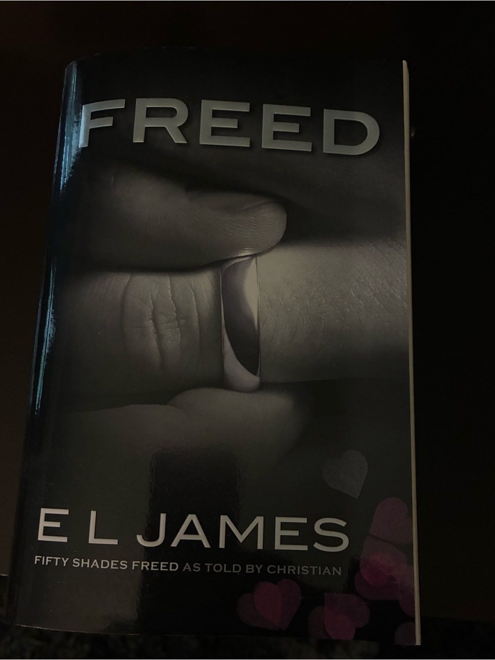 FREED by E L James - Black & Gray Cover